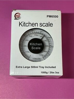 PM6500 Translucent Dark Grey Kitchen Scale from House Stuff 500ml Tray